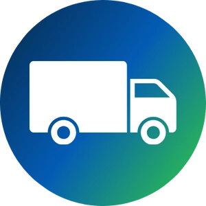 Box truck image showing we provide multiple type of commercial truck insurance options.